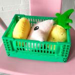 PP Plastic Stackable Folding Storage Crate With Handle