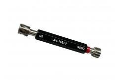 China Precision Thread Plug Gauge G (BSP) 3/4-14 Go and NoGo supplier