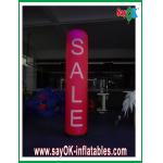 Advertsing H2m Inflatable Lighting Decoration , Nylon Cloth Lighting Pillar for sale