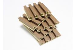 China 15cmx9mm Interior WPC Wall Panel 16.5cmx2.5cm Waterproof Fluted Wall Panel supplier