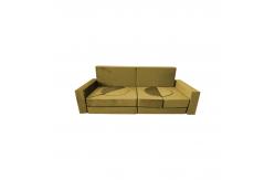 China 14PCS Modular Foam Kids Play Sofa Playscape Couch With Waterproof Liner supplier