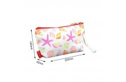 China Biodegradable Printed Polyester Cosmetic Bag With Handle supplier