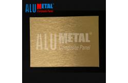 China Durable Aluminium Composite Cladding Panels Fireproof For Facade Decorations supplier