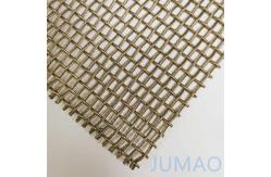 China Champagne Golden 304 Architectural Mesh Facade Exterior Metal Wire Cladding supplier