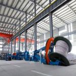 Drum Type Wire Twisting Machine With Caterpillar Customized Color for sale
