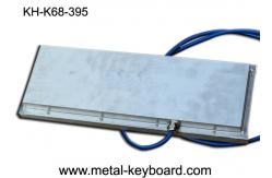 China Desktop Stainless steel Ruggedized Keyboard with Laser Trackball supplier