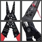 8 Inch 3 On 1 Wire Stripper Tool Cutter Multifunctional 0.2kg