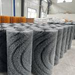 Factory Direct Sales 1280mm Road Sweeper Brush 38KG For Dulveo 3000 Sweeper for sale
