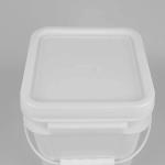 PP PE Square Plastic Bucket Screen Printing 5L For Paint for sale