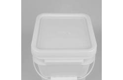 China PP PE Square Plastic Bucket Screen Printing 5L For Paint supplier