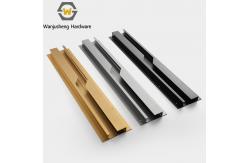 China Factory Wholesale Aluminum Embedded Furniture Drawer Pull Kitchen Cabinet Handle Wardrobe Handle supplier