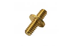China Brass Round Part Of Lamp Holder Parts Broaching Cnc Machining supplier