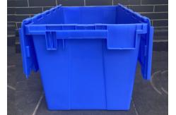 China Impact Resistance Plastic Attached Lid Containers For Industrial supplier