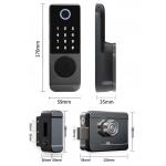 IP65 TTlock Bluetooth Controlled Door Lock Biometric Finger Print