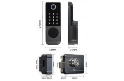 China IP65 TTlock Bluetooth Controlled Door Lock Biometric Finger Print supplier