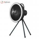 Outdoor 7800mAh Tripod Oscillating Fan Folding USB Auto Cool Fan for sale