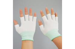 China Low Lint Half Finger Clean Room Glove Liners Ultra Thin And Breathable supplier