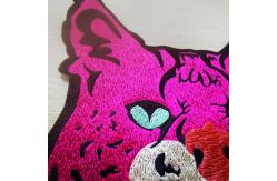 China Support Custom Designer Clothing Embroidery Patches Leopard pattern supplier