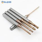 Micro Grain Solid Carbide End Mill Long Neck 0.5mm 2 Flute 50 mm Router Bit for sale