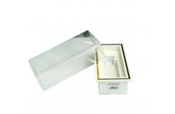 China Handmade Custom Printed Gift Packaging Box Cosmetic Foldable Clear Plastic Box supplier