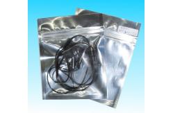 China Antistatic Flat Foil Pouch Packaging Noni Three Side Seal with Zipper supplier