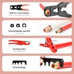 Practical PEX Crimping Tool Kit Anti Abrasion Portable Alloy Material