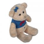 Adorable Brown Bear Doll , 26CM Fuzz Dressup Plush Bear Stuffed Animals