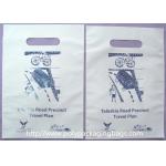 Disposable Cornstarch Biodegradable Plastic Bag With Die Cut Handle Hole for sale