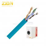Plenum UTP CAT5E Network Cable 24AWG Copper CMP Flame Retardant PVC Jacket for sale