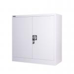 Metal Office Storage Two Doors Cupboard With Adjustable Shelf