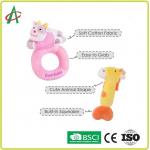 ASTM Huggable Plush Rattle Toys With PP Cotton Filled