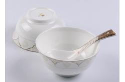 China CIQ Certificate 45pc Bone China Dinner Set For 6 People supplier