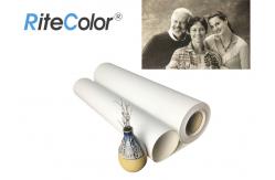 China Waterproof Inkjet Digital Printing Cotton Canvas Fabric Roll For Aqueous Inks supplier