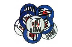 China Iron On 3D Clothing Embroidered Patches Felt Fabric Merrowed Border supplier