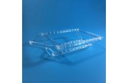 China Custom Quartz Carrier Glass Boat For Silicon Wafer In High Temperature Furnace supplier