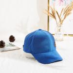 Winter Blue Towel Velvet Warm Leather Patch Sun Hat for sale