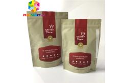 China Heat Seal Food Plastic Pouches Packaging Resealable Coffee Bags Customized Size supplier