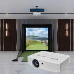 6000 Lumen 3LCD Hd Multimedia Projector With WUXGA  For Golf Simulation Projection for sale