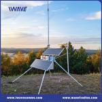 Tactical VHF UHF Base Station MANET Radio Base Station Solar Powered for sale
