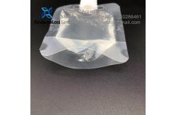 China Reusable Clear Plastic Spouted Liquid Drink Bag Pouch Alcohol Pouch supplier