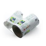 Custom Food Plastic Film Laminated Packaging Roll Hot Stamping for sale