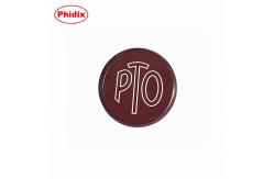 China 2 Mushroom Red PTO Knob 3/8-24 UNF Thread supplier