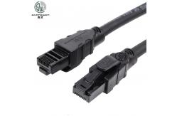 China Flexible Soft Cat6a Cat6 Ethernet Patch Cable 24awg Antifreeze Engineering Level UTP Cable supplier
