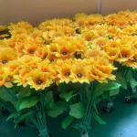 Cri70 1m 1.2m Height Solar Flower Light For Holiday Park