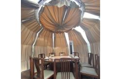 China Transparent Clear PC Dome House Igloo Bubble Tent PC With Aluminium Material supplier