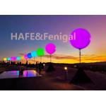 Decoration Inflatable Lighting Ball 400W RGB + White Light With DMX512 Control Box for sale