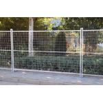 Pvc Coated 2.0m Height Canada Temporary Fence 75x150mm Security And Portable for sale