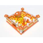 Orange Mushroom Style Inflatable Castle Inflatable Jumping Castle for sale