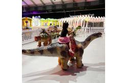 China Simulation Electric Brachiosaurus Walking Animatronic Dinosaur Ride for Kids supplier