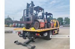 China Factory sale towing equipment iszu wrecker truck with sliding trah supplier